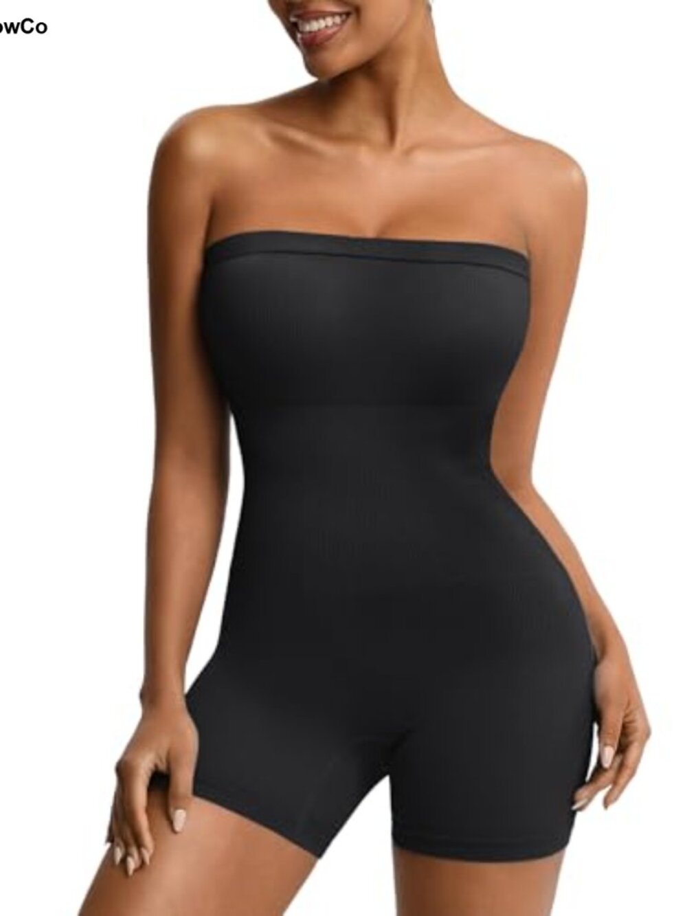 Strapless Tube Jumpsuit for Women One Piece Athletic Romper Bodycon